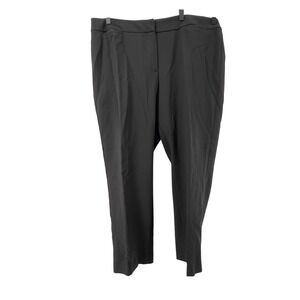 Talbots Woman Heritage Dress Pants Straight Leg Black Size 20W‎ Stretch Casual